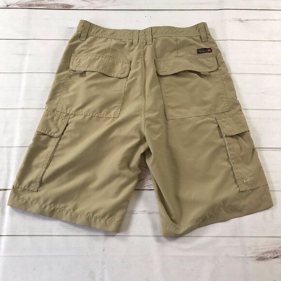 Quiksilver Men Size 34 Beige Khaki Cargo Bermuda Shorts - Picture 11 of 13